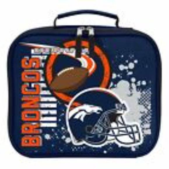 NFL Denver Broncos "Accelerator" Backpack & Lunch Kit Set, 16" x 9.5" x 12" NEW - Picture 4 of 7